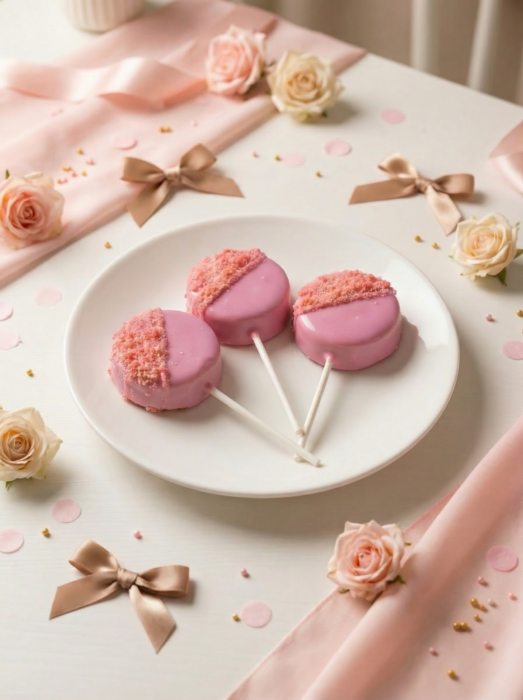 Strawberry Crunch Cake Pop